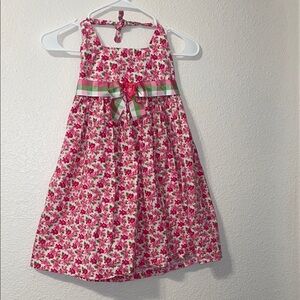 Bonnie Jean Pink Floral Dress